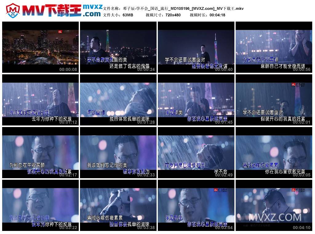 邓子辰-学不会_国语_流行_MD105196